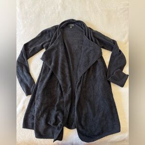 Barefoot Dreams Cozy Chic Lite Cardigan Black Women’s Size XS/S
